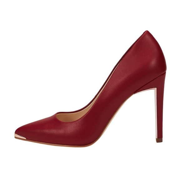 JENN ARDOR Women Pointed Toe Stiletto Heel Pumps Size 8 in Red - Picture 3 of 11